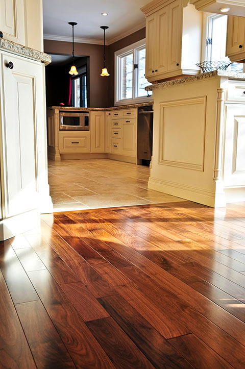wood floor in home
